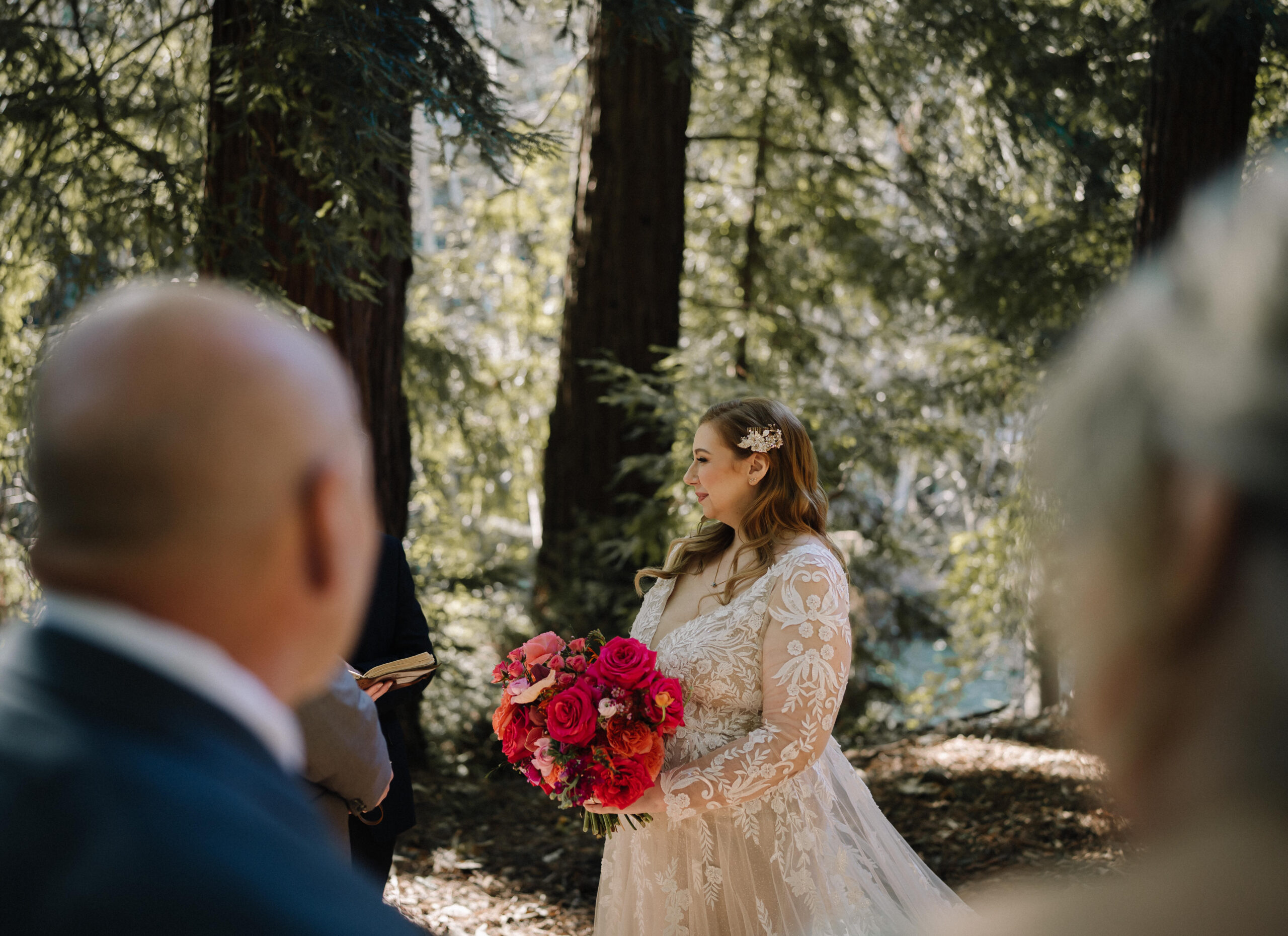 Big Sur Lodge Elopement Ceremony Redwoods