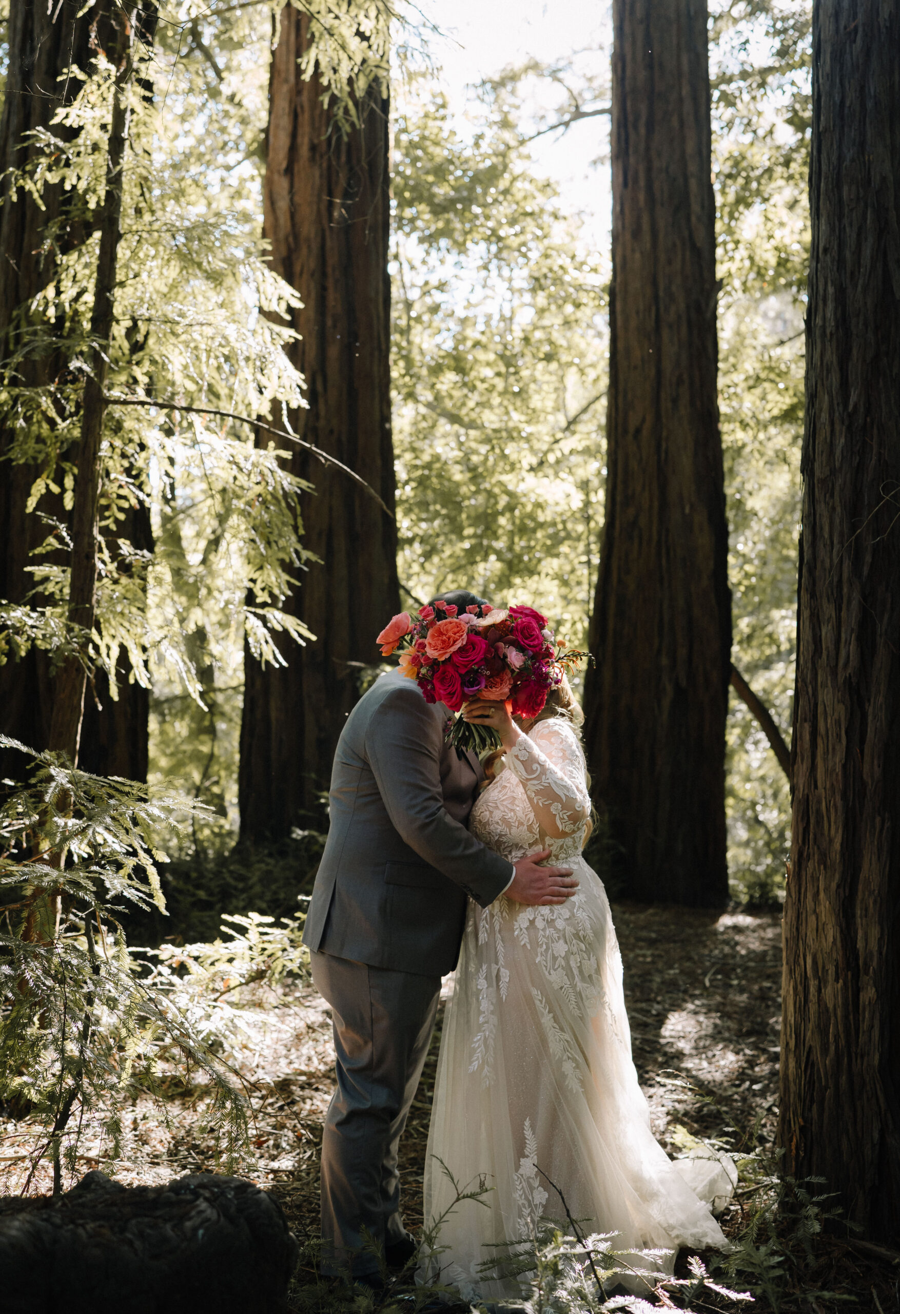 Big Sur Elopement Redwood Portraits