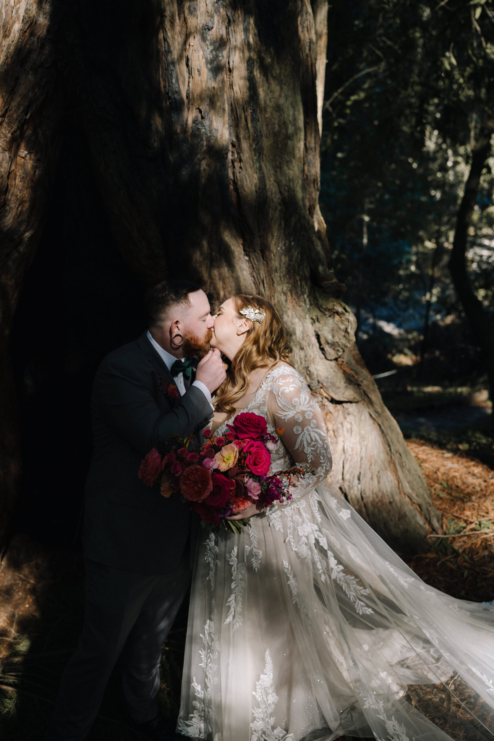 Big Sur Elopement Redwood Portraits
