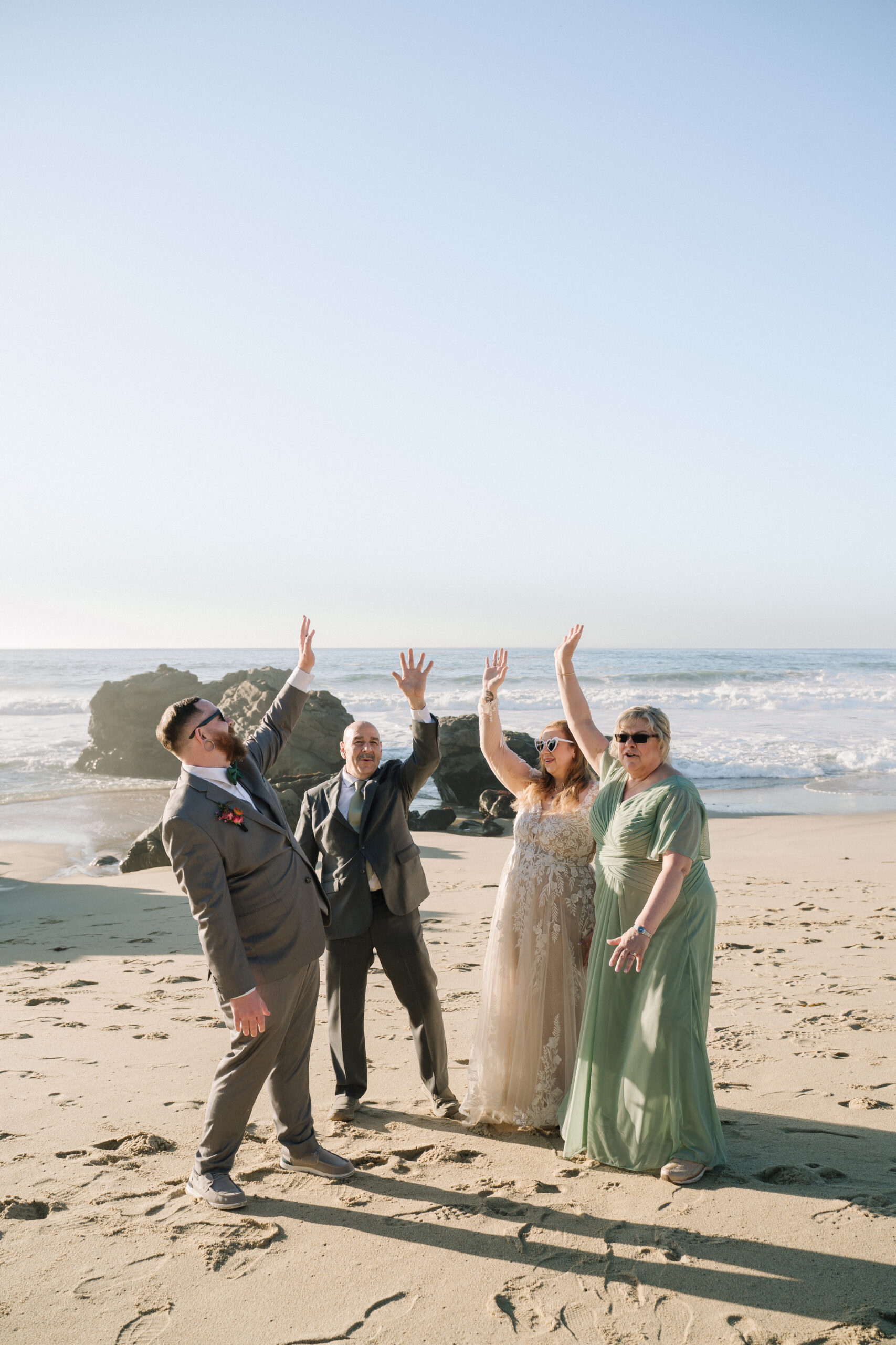 Big Sur Elopement Beach Portraits