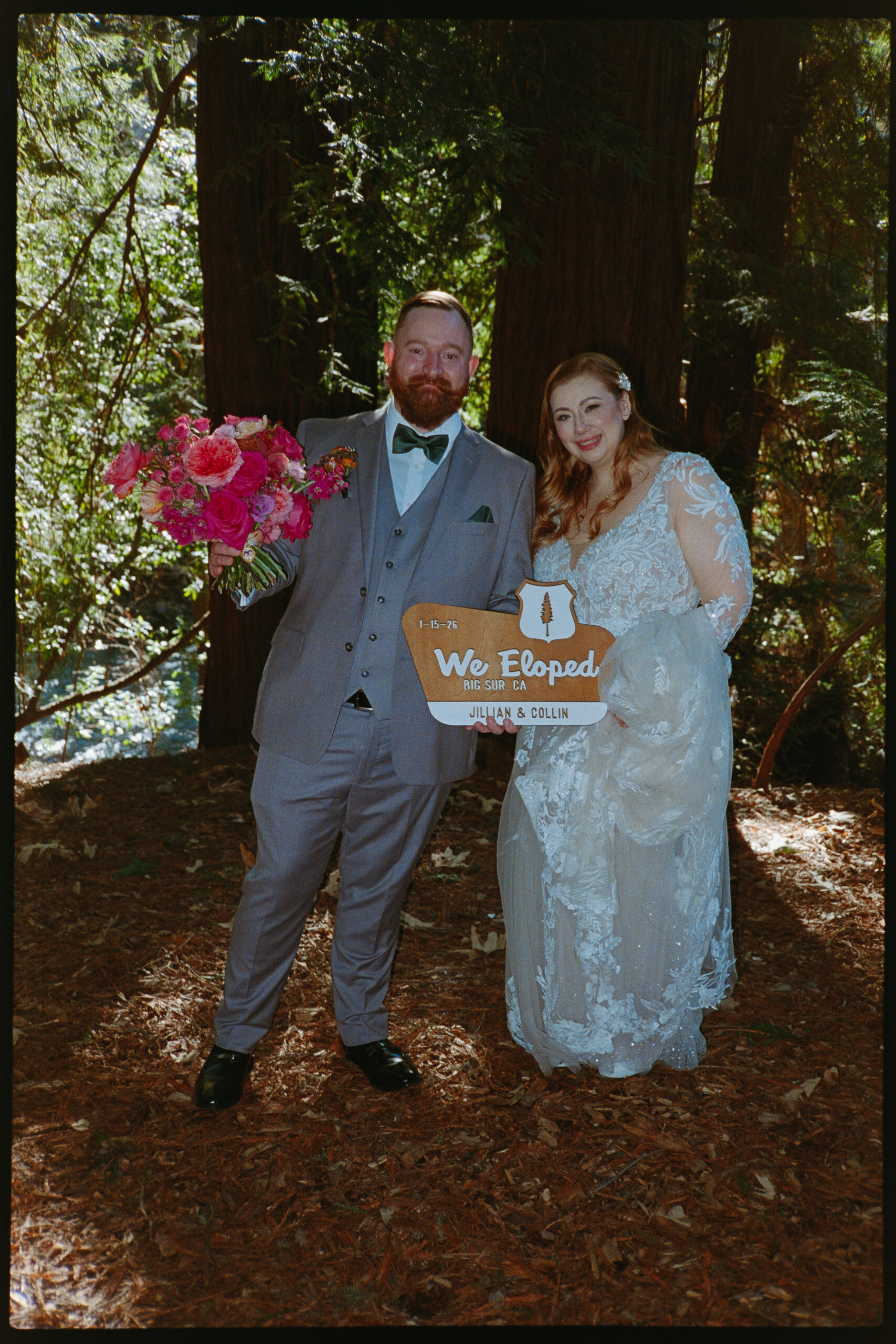Big Sur Elopement Film Photos